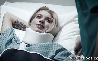 Tattooed teen patient gets pussyfucked