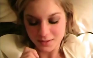 REAL Hot mom gets fucked gives laddie a titjob & blowjob